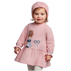 vestido rosa para bebe mayoral