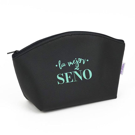 Customizable Leatherette Toiletry Bag: The best Teacher + NAME