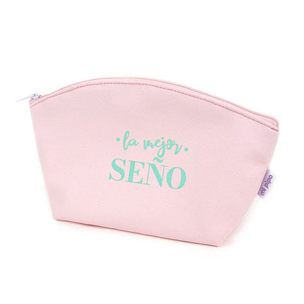 Customizable Leatherette Toiletry Bag: The best Teacher + NAME