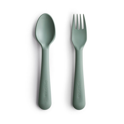 Fork and Spoon Pack in Sage Green or Mint